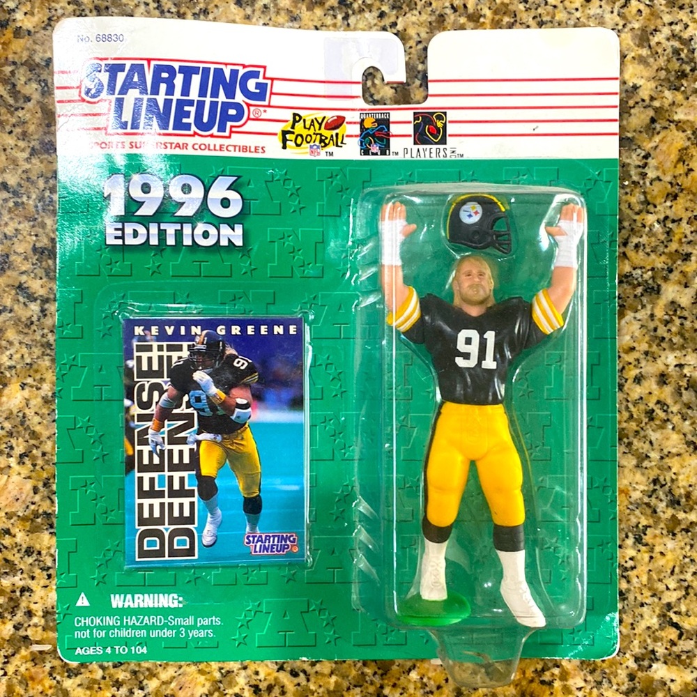Steelers 1996 Kevin Green toy in box! Starting Lineup in good condition!